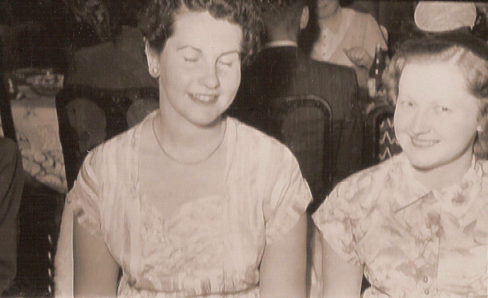 Joan Latta and Margaret Hellier